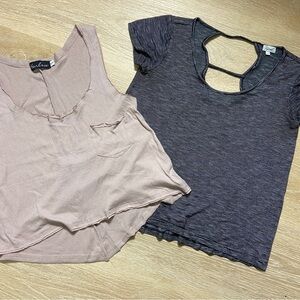 Casual Women's Tops bundle Set - Pink and Black Harlow Kismet xsmall